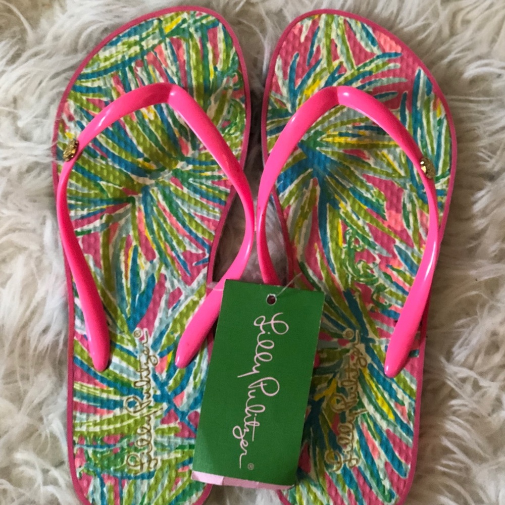 Lilly Pulitzer Flip Flops